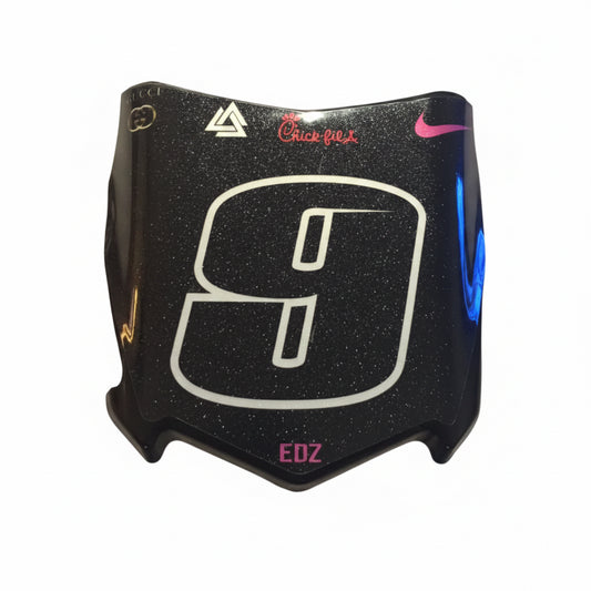 GLOSSY MOTOCUTZ PLATE (WITH A DECAL) CUSTOMIZABLE DECAL