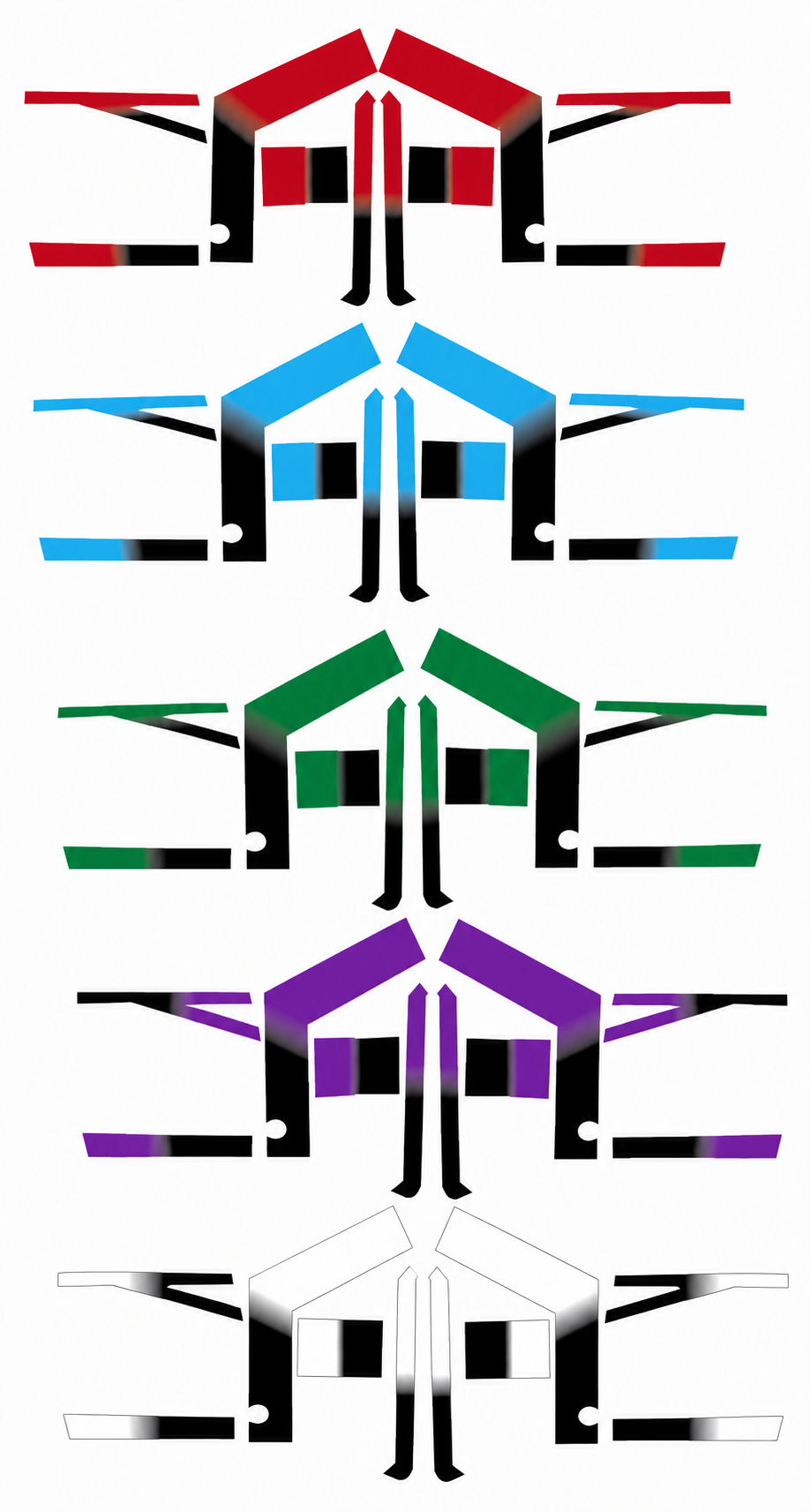 PRE-Designed tuttio full body kits