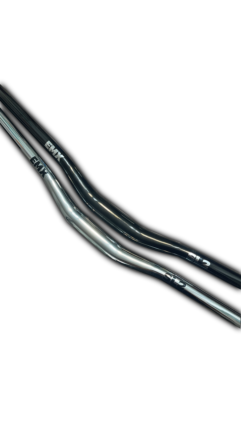 EMX Supply Chrome / GLOSSY BLACK  SL2  emoto Handlebars ( 31.8mm)