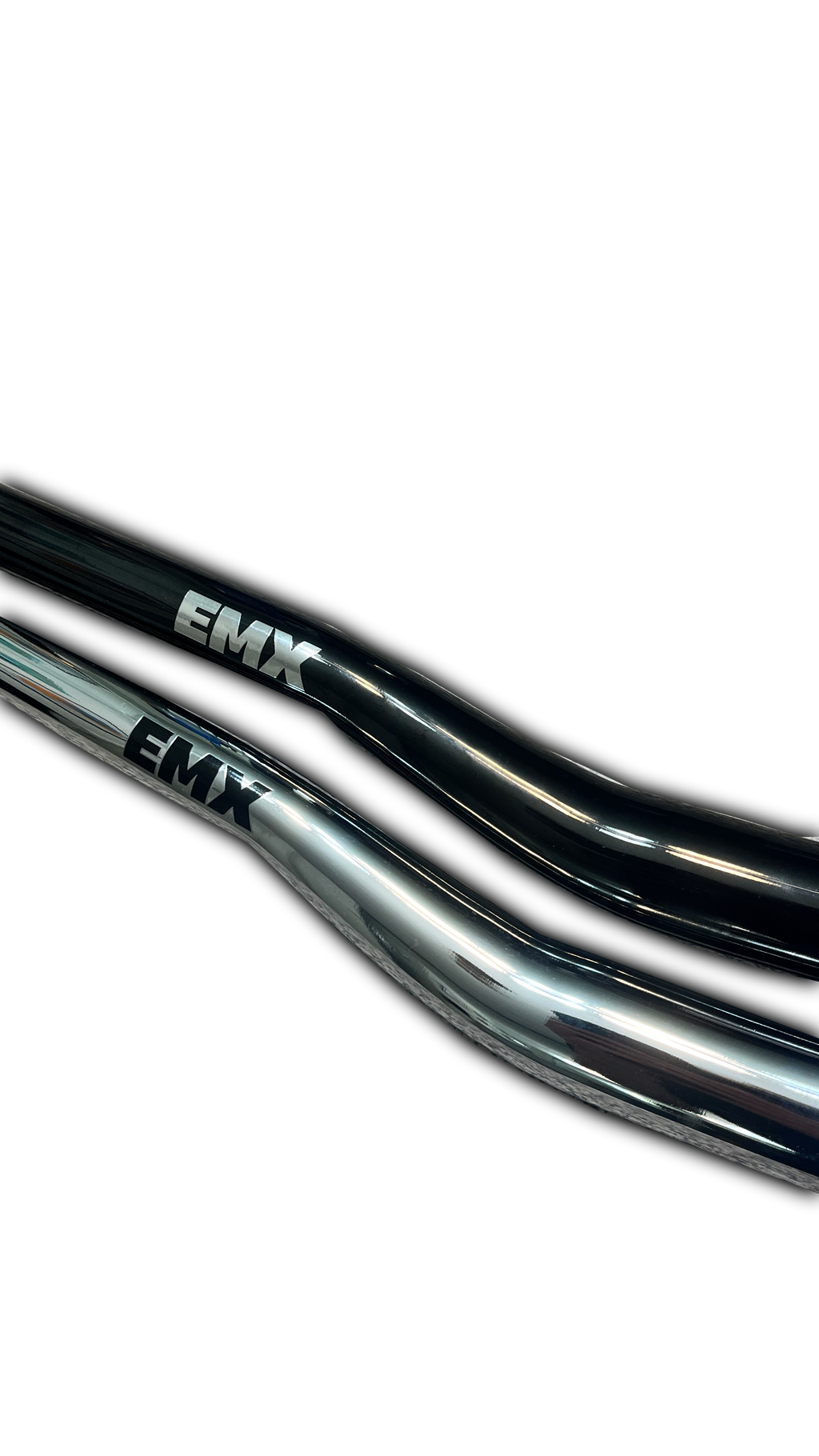EMX Supply Chrome / GLOSSY BLACK  SL2  emoto Handlebars ( 31.8mm)