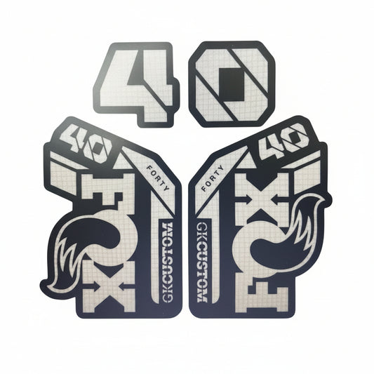 FOX 40 SUSPENSION STICKER (CHOOSE YOUR COLOR)