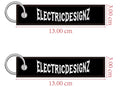 ELECTRICDESIGNZ keychain black (comes in 1 pack)