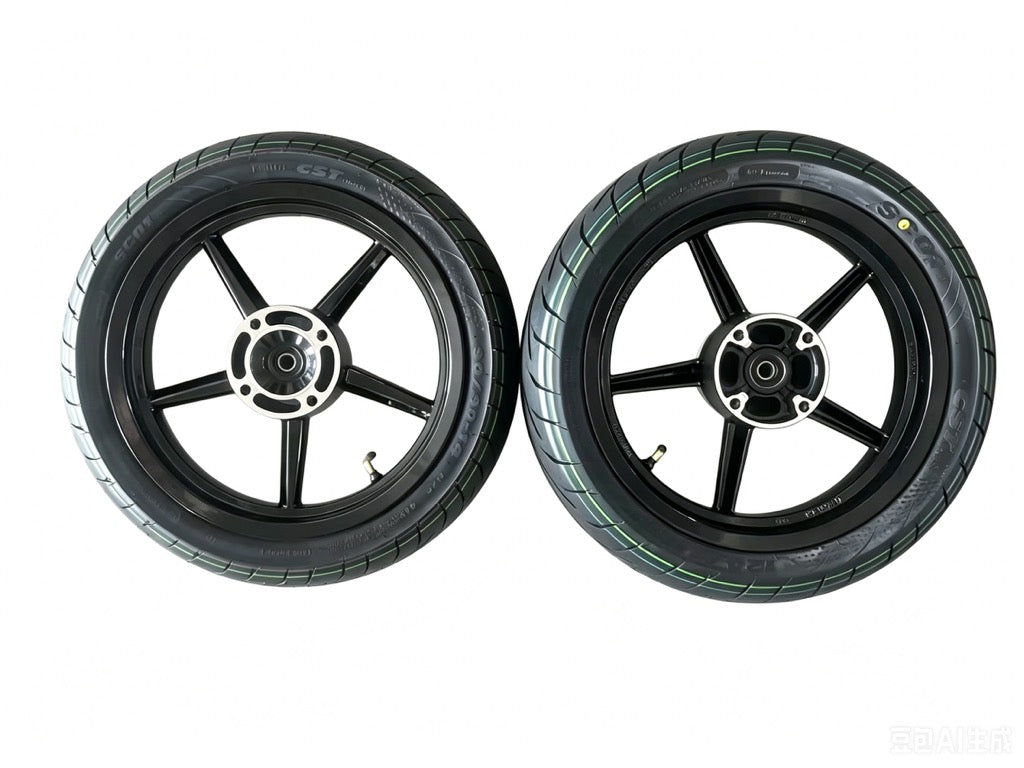 14 INCH SUPER MOTOS, CHOOSE BETWEEN 6 DIFFERENT RIM COLOR WAYS!! SUPER MOTOS FIT TUTTIO, RAZOR, YOZMA, X1, HEYBIKE AND MORE MINI EMOTOS