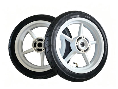 14 INCH SUPER MOTOS, CHOOSE BETWEEN 6 DIFFERENT RIM COLOR WAYS!! SUPER MOTOS FIT TUTTIO, RAZOR, YOZMA, X1, HEYBIKE AND MORE MINI EMOTOS